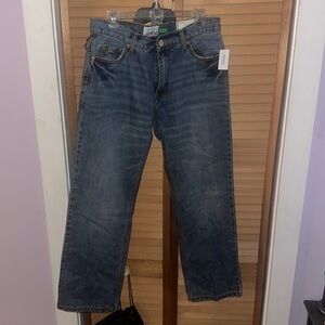 Men’s Aeropostale Blue Jeans 32 Waist / 32 Inseam Straight Leg New with Tags